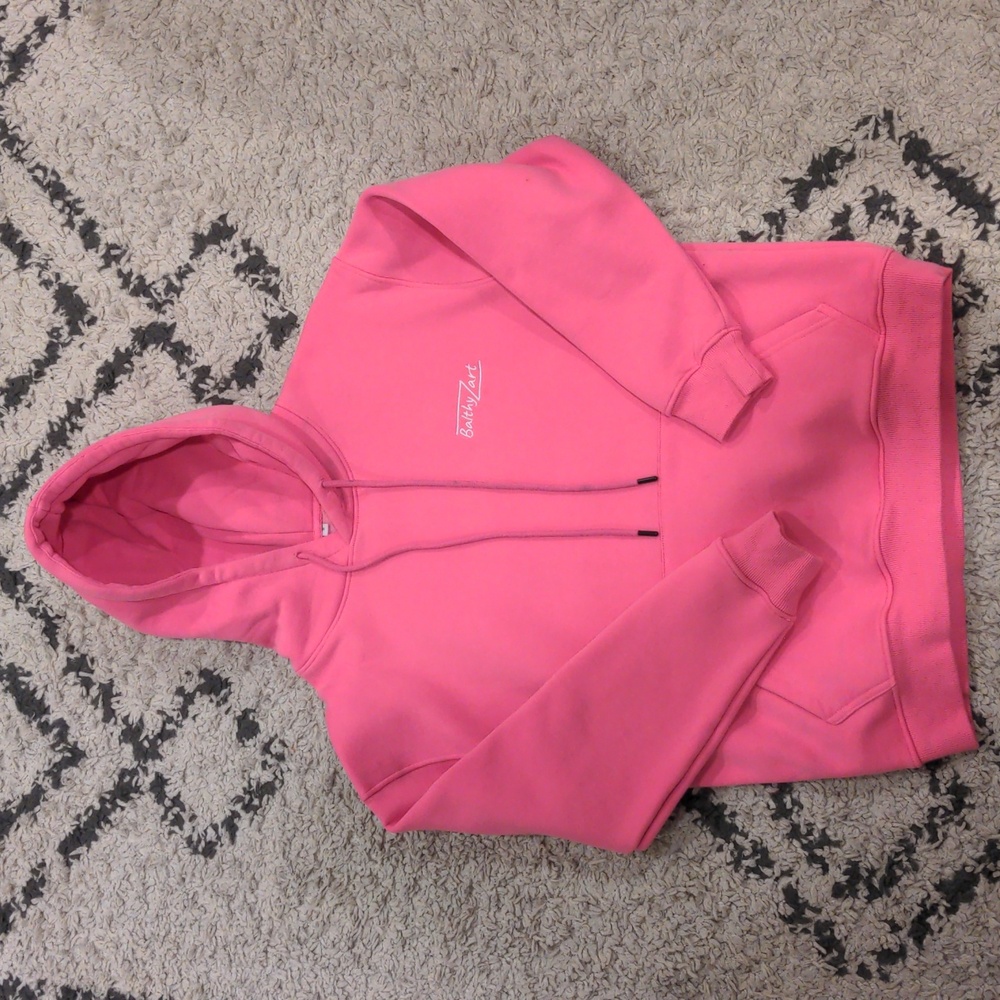 Pink Oversized Hoodie | Unique graphic | Thick material